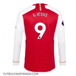 Arsenal Gabriel Jesus #9 Primera Equipación 2023-24 Manga Larga